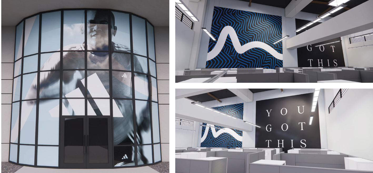 Adidas brand environment — hero view